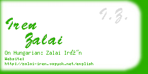 iren zalai business card